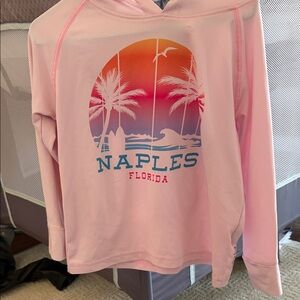 Naples Florida Kids Swim Rashguard - Light Pink